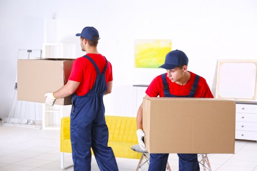 Movers helping with a residential move in Tottenham Hale