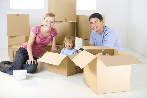 Local movers loading furniture near Tottenham Hale flats