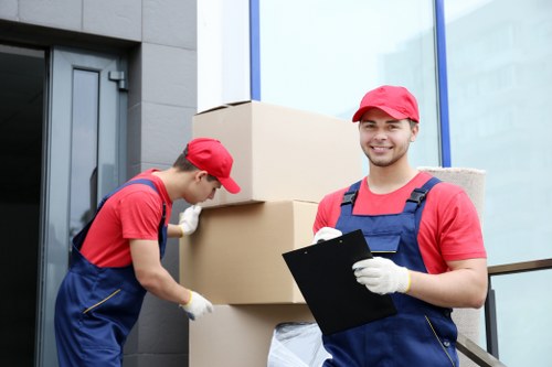 Team loading household items for a local relocation