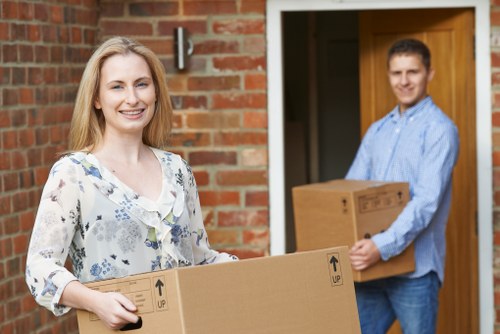Removal team planning a house move near Tottenham Hale