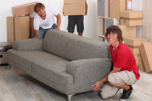 Moving truck prepared for a Tottenham Hale flat or office relocation
