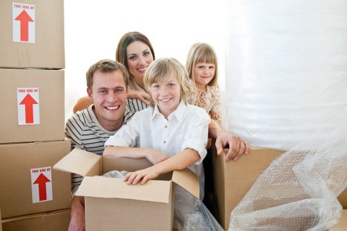 Local house moving team preparing for a Tottenham Hale removal